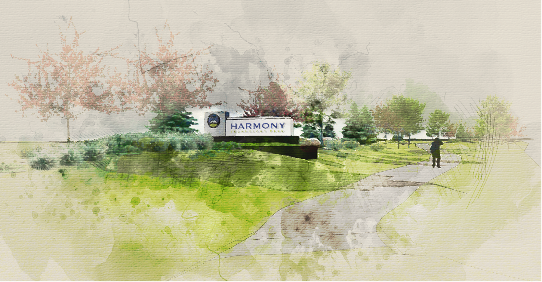 HTP Monument Sign Rendering