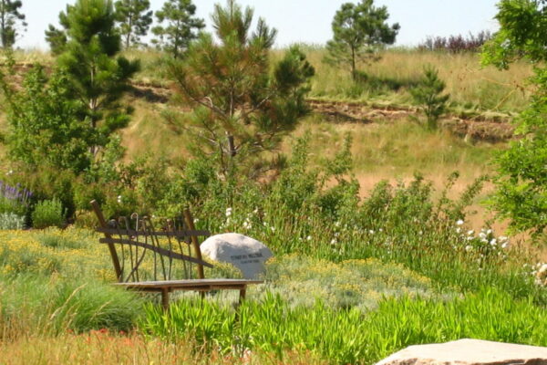 Aurora Xeriscape Demonstration Garden - Custom Bench