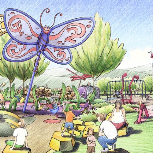 Buffalo Creek Park Playground Rendering