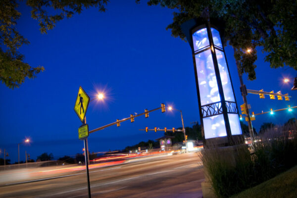 College Ave. & Harmony Road Entry Features