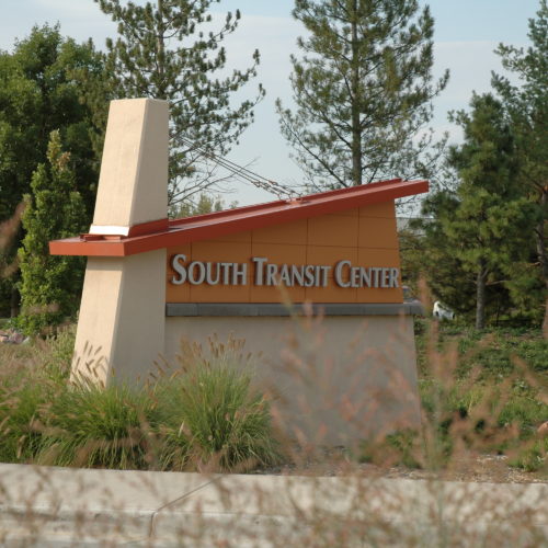 Fort Collins South Transit Center - Monument Sign