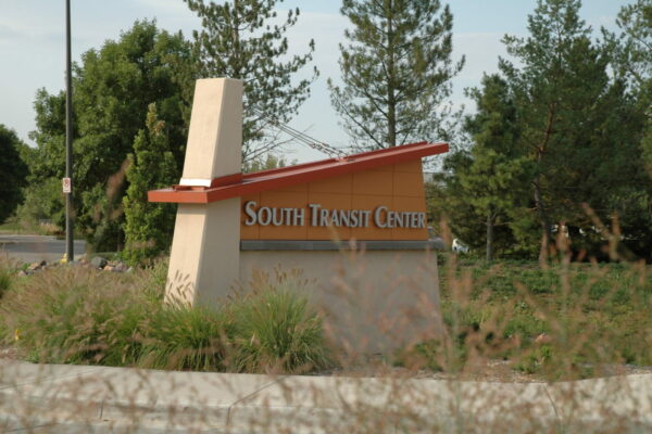 Fort Collins South Transit Center - Monument Sign