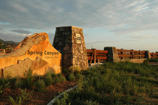 Spring Canyon Park - Entry Sign