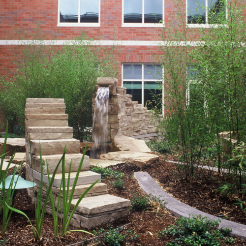 Salem Hospital rooftop-garden