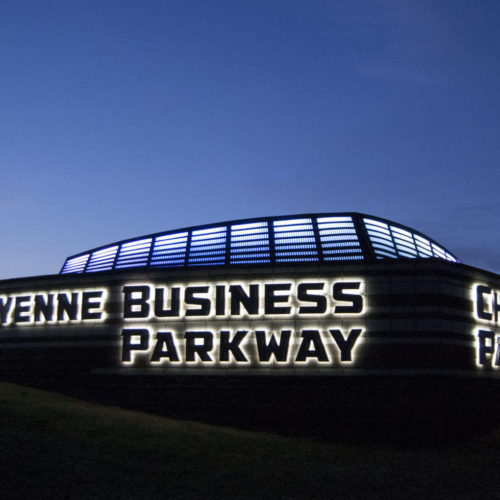 Cheyenne Business Park - Highway Sign