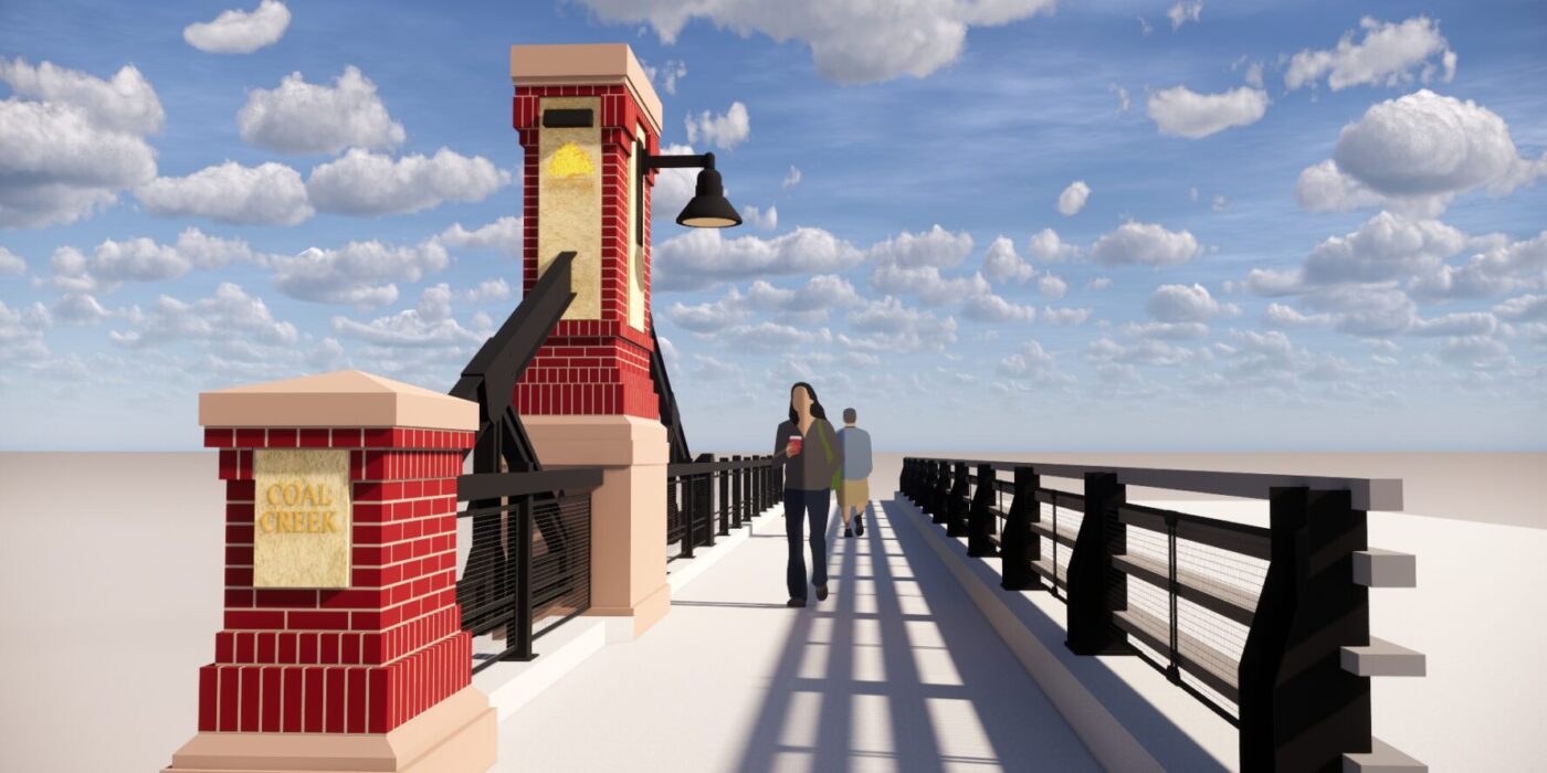 Erie Bridge Pedestrian View Rendering