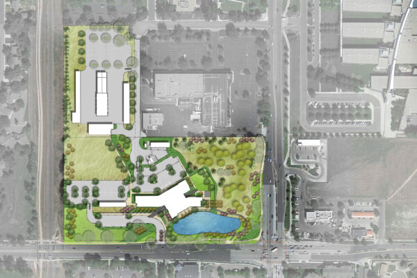 PRPA HQ Site Plan Rendering